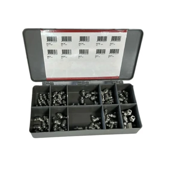 Zsírzógomb készlet M6-M10-1/8" 70 részes