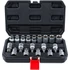 Kép 1/2 - BGS 1/2" dugókulcs készlet TORX (T20-T70) és E-TORX (E10-E24) 19 db-os