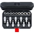 Kép 2/2 - BGS 1/2" dugókulcs készlet TORX (T20-T70) és E-TORX (E10-E24) 19 db-os