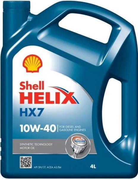 SHELL HELIX HX7 10W-40 4L