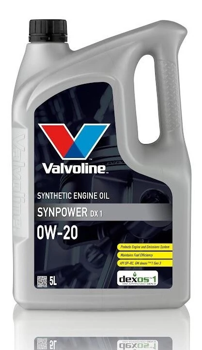 Valvoline Synpower DX1 0W-20 5L