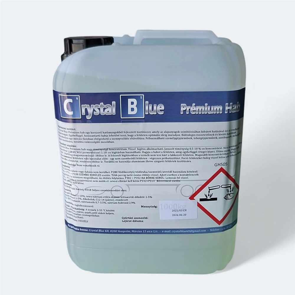 Crystal Blue Prémium Aktív Hab 5KG 