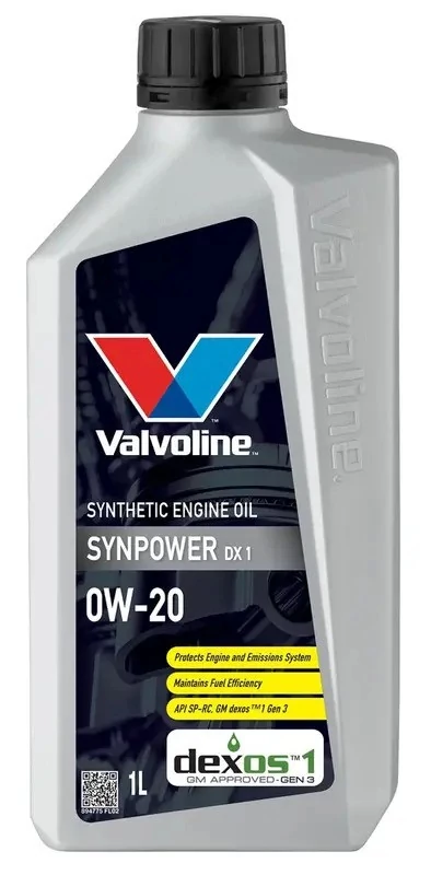 Valvoline Synpower DX1 0W-20 1L