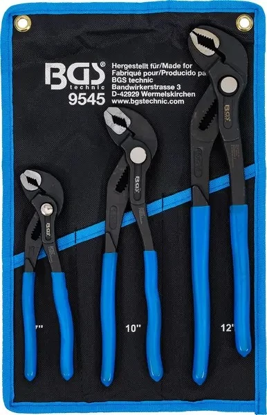BGS vízpumpafogó készlet 3 részes - 175MM - 240MM - 300MM