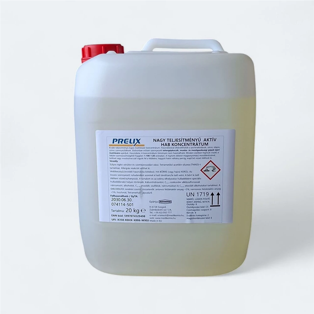 Prelix Nagyteljesítményű Aktív Hab Koncentrátum 20kg